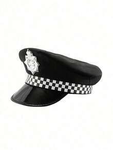 服装套装，包含帽子、眼镜、手铐、警棍，适合角色扮演和派对。 - 彩色 - 查看 6