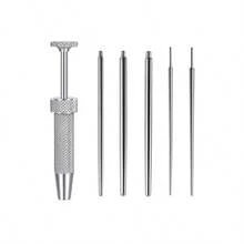 6/7PCS/Set Piercing Taper Ball Grabber Tool For Changing Jewelry - 14G 16G 18G 20G Stainless Steel Flat Back Earring Applicator Tool Piercing Kit For Ear/Nose/Eyebrow/Tongue/Navel/Nipple/Lip. - Multicolor - View 7