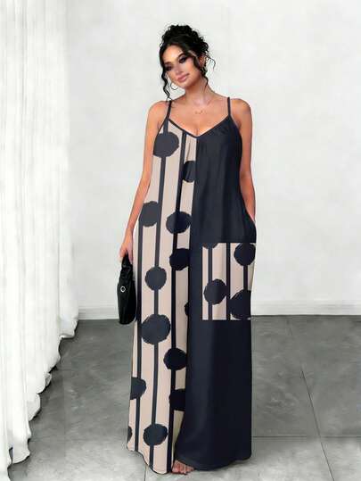Tuta elegante e alla moda per donna curvy, con stampa sfumata leopardata e serpente, adatta per varie occasioni come viaggi, casa, feste, laurea, ritorno a scuola, appuntamenti e uso quotidiano. Stili diversi che coprono sexy, alla moda, elegante, casual e streetwear. Adatta per primavera, estate, autunno, inverno, primavera/autunno, autunno/inverno. Tuta senza maniche, tuta con spalline, tuta casual, tuta da festa, progettata per le donne