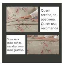 Kit Colcha Patchwork Patch Ultra 3 Peças Casal Queen 240 cm x 260 cm Dupla Face - Istambul - Visão 8