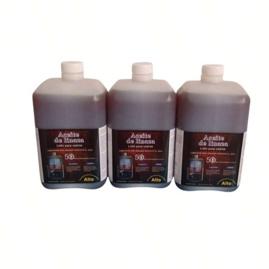 Aceite de Linaza Cocido Para Madera, Nutre y Embellece, 3 Litros - Aceite - Ver 1