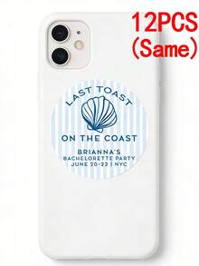 1/12/24/36/48/60 Miếng Nhãn Dán Tiệc Độc Thân Tùy Chỉnh, Nhãn Dán Chủ Đề "Trên Bờ Biển" Cá Nhân Hóa, Nhãn Dán Quà Tặng Nhiều Kích Cỡ 3/4/5/6cm, Nhãn Kỷ Niệm Tên Cô Dâu & Ngày Cưới, Tem Tiệc Cưới & Nhãn Dán Gói Quà, Không Khô Keo, Trang Trí Đêm Hội Con Gái, Nhãn Dán Sự Kiện Cuối Tuần Độc Thân Cho Nhóm Bạn Gái, Thích Hợp Làm Quà Lưu Niệm Cho Gia Đình, Bạn Bè - Nhiều màu - Xem 17
