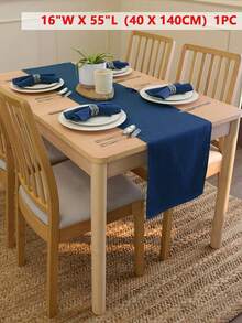 1/50 Stücke Tischläufer im Landhausstil, waschbar und wiederverwendbar, geeignet für Wohnzimmer, Esszimmer, Küche, Zuhause, Feste und Zusammenkünfte - Verschiedenfarbig - Übersicht 17