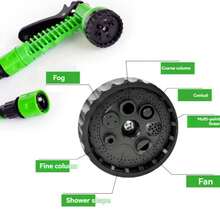 高压可伸缩花园软管套装 - 喷枪和喷嘴，适用于轻柔的宠物洗澡、高效洗车、草坪灌溉和庭院清洁 - 彩色 - 查看 10