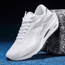 Men's Breathable Casual Running Shoes, Versatile For Daily Wear In Summer - Black - View 5