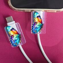 Bộ 2/4 chiếc ốp bảo vệ cáp dữ liệu điện thoại hình con ong dễ thương, ốp bảo vệ cáp dữ liệu điện thoại Type-C, đẹp mắt, quà tặng lý tưởng cho sinh nhật, đám cưới, Ngày Valentine, Ngày của Mẹ, Ngày của Cha, Lễ Tạ ơn. - A - Xem 14