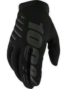 Guantes de Motocross y Bicicleta de montaña para Clima frío, Equipo de protección para MTB y MX Powersport Racing - Naranja - Ver 1