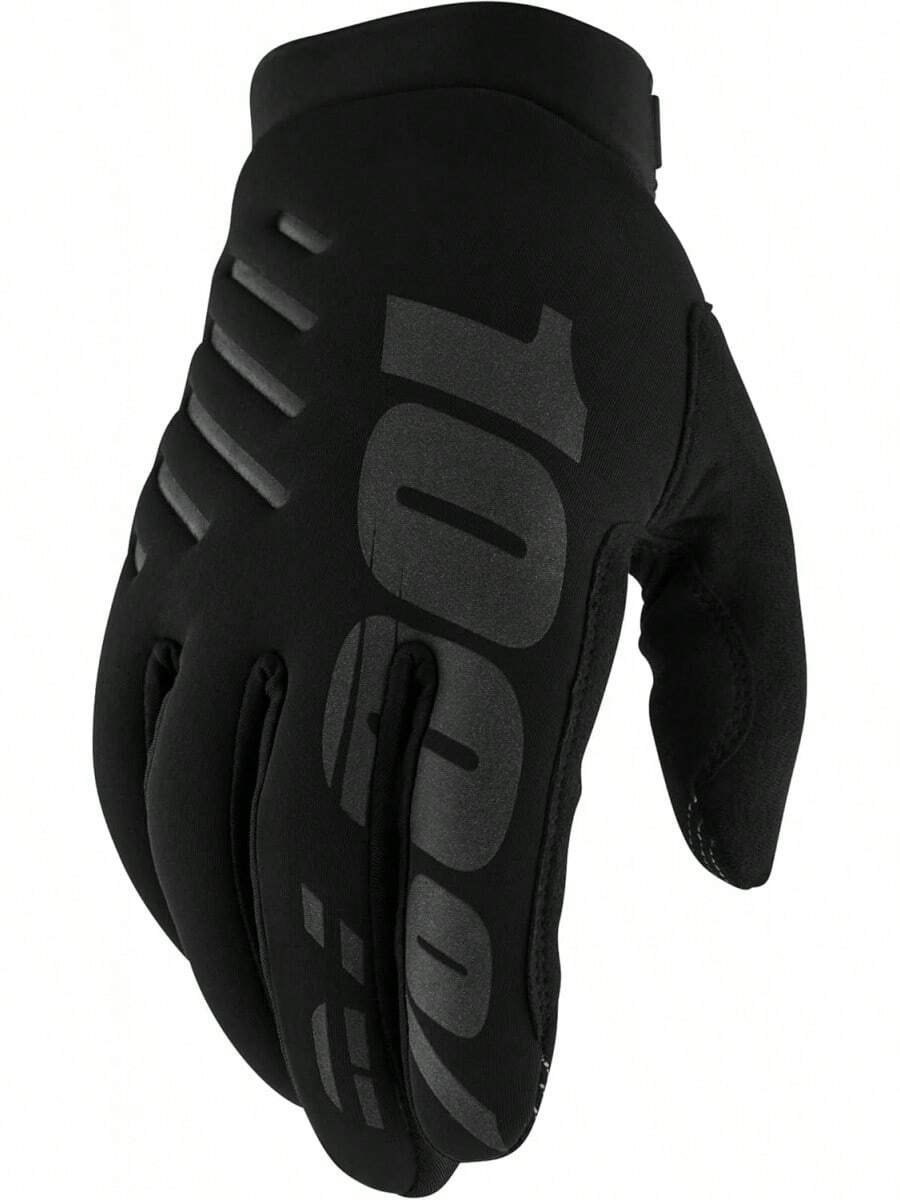 Guantes de Motocross y Bicicleta de montaña para Clima frío, Equipo de protección para MTB y MX Powersport Racing - Naranja - Ver 1
