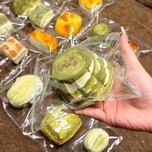 1个抹茶扎染巧克力超大号慢回弹硅胶慢回弹玩具，可爱高品质，适合女孩和青少年作为减压玩具，复活节、生日、圣诞节、节日礼物 - 彩色 - 查看 3