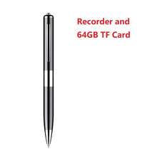 Grabadora de voz digital 192KBPS, unidad flash USB con grabación de un solo toque, reproductor de audio MP3, 180mAh, 64GB - 64G - Ver 8