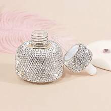 30ml Thickened Shiny Essential Oil Glass Bottle, Crystal Diamond Decorated Refillable Dispenser Bottle, Leak-Proof Portable Aromatherapy Container, Suitable For Travel, Daily And Home Use - Multicolor - View 8