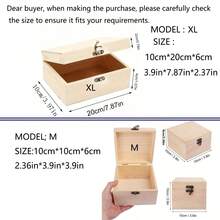 1个复古木质带盖收纳盒，优雅的珠宝收纳盒，质朴的家居装饰，适用于厨房、浴室、卧室，是情人节礼物、返校必备品的理想之选，非常适合整理和时尚展示您的珍藏，以其永恒的魅力和实用性提升您的空间，用贴心的收纳方案庆祝爱情和新的开始，房间装饰 - 彩色 - 查看 4
