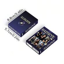 55张KATSEYE小卡片，索菲亚、梅根、丹妮拉全息LOMO卡片，粉丝收藏品 - 藍色 - 查看 6