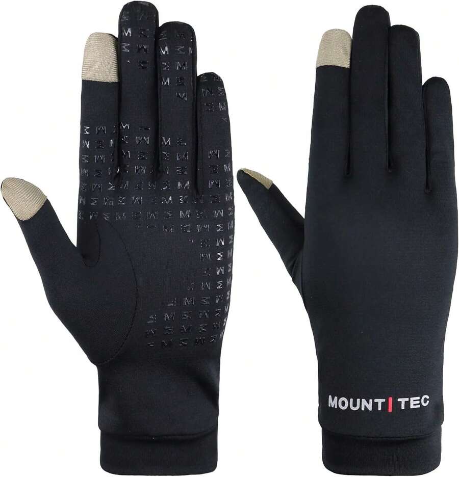 Guantes de protección UV para hombre y mujer, guantes de visualización táctil UPF 50+, guantes de protección solar para ciclismo, pesca, correr, senderismo, barco, jardín, safari, actividades al aire última intervensión - Negro - - Ver 1
