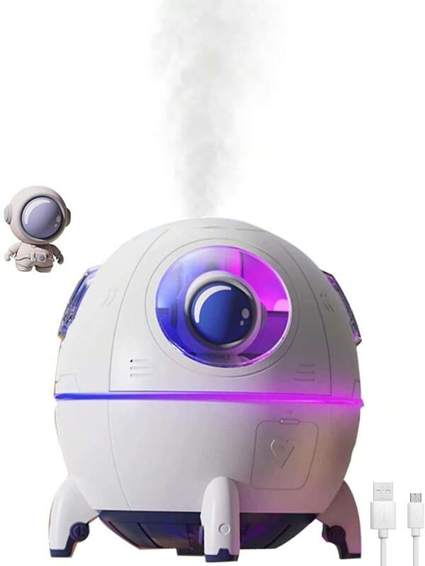 Humidificador Con Diseño de Astronauta Purificador de Aire Diseño con Luz USB