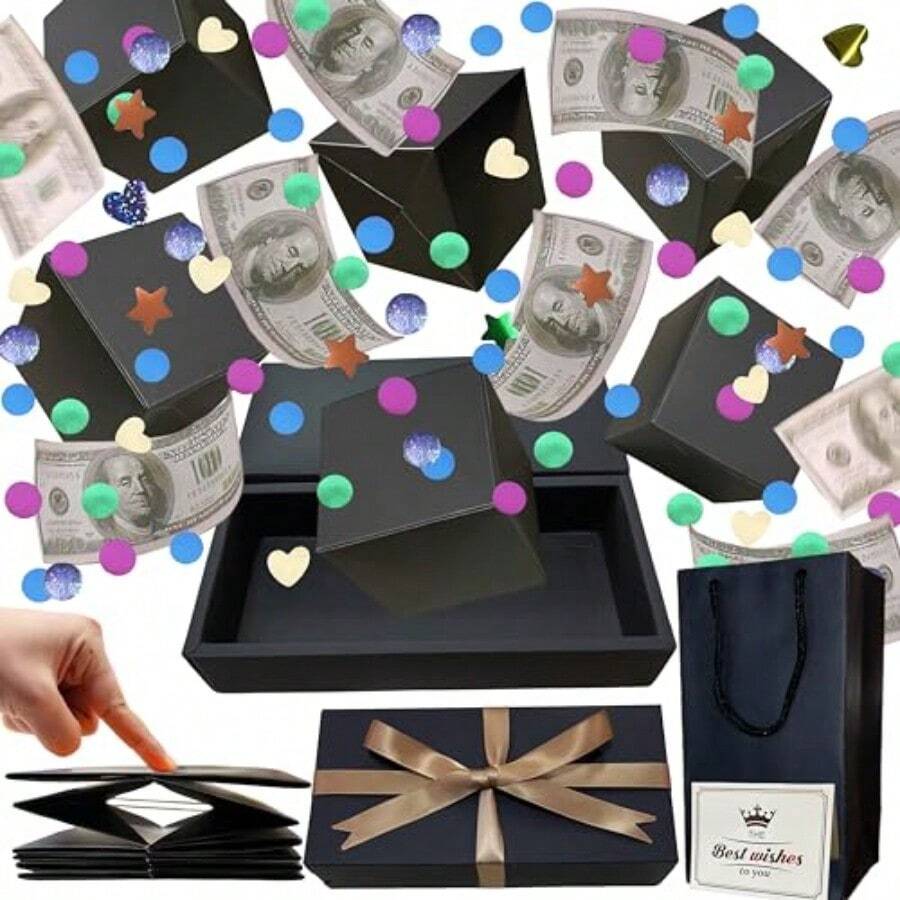 Gift Wrap Boxes - Negro - - View 1