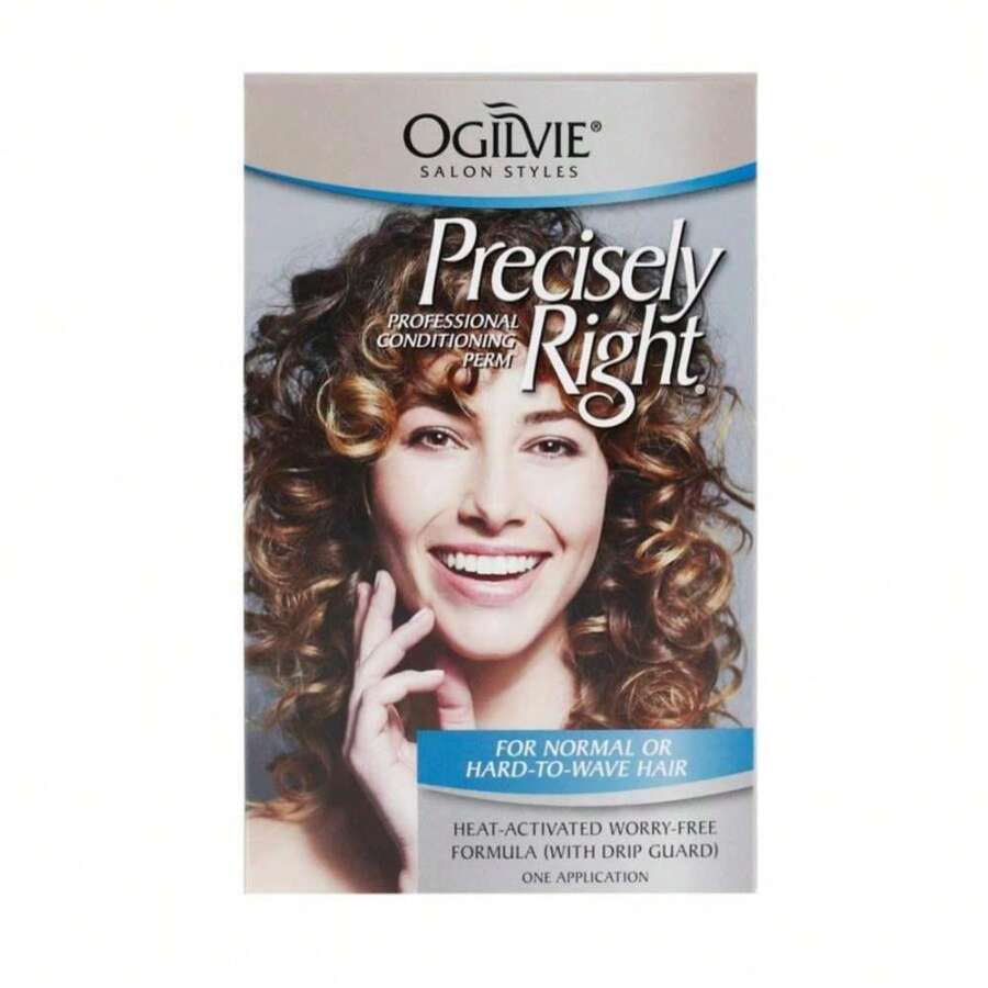 Ogilvie Salon Styles Precisely Right Professional Conditioning Perm Kit - Ideal For Color-Treated, Normal Hair - 1 Application - ColorA - 查看 1