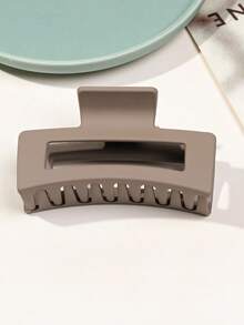 新款大号哑光方形爪夹，简约发爪发夹，优雅发夹，适用于发髻、沐浴、发型 - 彩色 - 查看 6