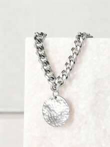 European And American Jewelry Ins Retro Exaggerated Round Thick Chain Anklet, Stainless Steel Material, Very Suitable For Casual Wear And Gifts, Beach Holidays, Year-Round Wear, Parties And Daily Use. - Anklets - View 4