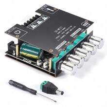 ZK-MT21 2.1 Channel Speaker Amplifier Module – 100W Wireless Subwoofer Board With AUX Input, Compact Portable Audio Receiver Music | Home Theater, Office, Store, Living Room,Bocinas De Bluetooth,Electronics,Tv,Home Appliances - ZK-MT21 2.1 - Xem 6