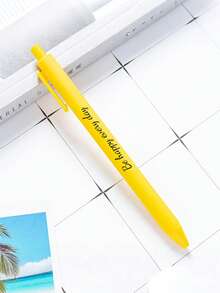 Customized Text/Logo Retractable Metal Pen, Creative Stationery Electroplated Ballpoint Pen, Promotional Gift Pen - Multicolor - View 34