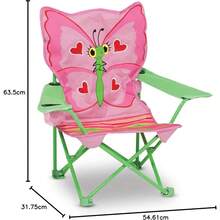 Folding chairMelissa and Doug Silla Intil Pble con Marosa para Exteres Facil de Air Practico Porsos Materia Faci de Limpiar B para TransportarSilla plegable - Multicolor - Ver 3