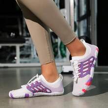 Men's Barefoot Shoes, Five Finger Shoes, Fitness Shoes, Trekking Shoes, Water Sports Shoes - White Purple - View 7