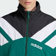 Adidas Originals 男士运动外套，梭织面料连帽夹克 JX3053 - 綠色 - 查看 5