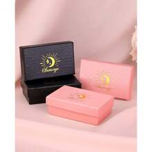 Diamond Teardrop Pendant Necklaces For Women Crystals Birthstone Costume Jewelry Gifts For Women,Gold Plated 17.92 + 1.97 Inch Chain - 粉色 - 查看 5