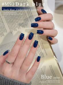 XEIJAYI 1 Bottle 15ml Navy Blue UV LED Nail Polish, Holiday DIY Manicure Design - Navy Blue - View 7