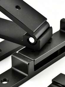 节省空间的重型可折叠衣钩 - 采用防锈铝合金制成，壁挂式，适合悬挂外套、毛巾、帽子和其他物品 - 黑色 - 查看 6