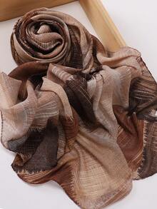 Fashionable New Tie Dye Tie-Dye Printed Modal Hijab Scarf, Spring/Summer - Multicolor - View 11