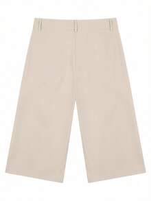 Quần dài lửng 3/4 màu mơ dành cho nam, thích hợp mặc hàng ngày và đi làm. - Màu Khaki - Xem 4