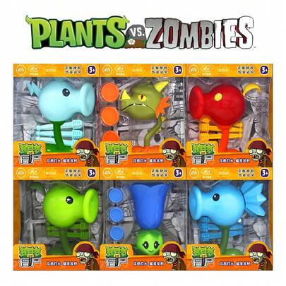 TendenciaFigura De Acción De Zombis Electric Peashooter De Plants Vs  Random 1pcsCalidad premium