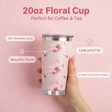 BENNY 2026女士礼品套装 - 600毫升车载杯、香水、化妆包、真丝眼罩 | 放松身心旅行套装，适合情人节、母亲节、生日、婚礼等场合 - 彩色 - 查看 8