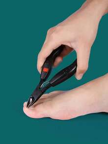 Nail Clipper, Ingrown Nail Clipper, Nail Scissors, Foot Nail Clipper, Ingrown Nail Plier, Nipper - Black - View 7