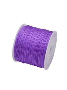 1 Roll 0.8mm Multicolor String, 45m/1771 Inches Per Roll, Suitable For DIY Bracelets, Lace Crafts, Braiding Ropes, Tassels And Beaded Jewelry Making Knotting String - Multicolor - View 26