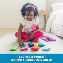 juego de 8 figuras de tela para aprender formas juguete sensorial preescolar educativo para niños - como en la foto - Ver 3