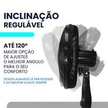 Ventilador de Coluna Turbo Power 110V – Vento Forte, 3 Velocidades, Silencioso e Super Potente para Casa ou Escritório - Ventilador de chão - 110V - Visão 2