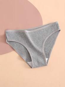 5-Pack Of Women's Ribbed, Breathable, And Comfortable Underwear For Home And Sports. - 5pcs - View 3