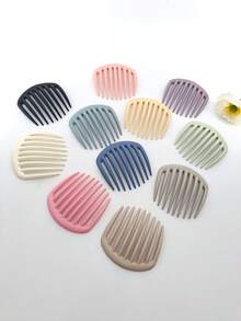 1pc Leopard Print Elegant ABS Plastic Hair Claw Clip, Suitable For Everyday Wear - Multicolor - View 3