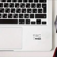 Everything Is Due To Physics Blk Car Stickers,I Believe In Holding Grudges, Sarcastic Mental Health Humor, Funny Rainbow Sticker, Funny Anxiety Sticker, Sassy And Snarky, Girly Sticker - Light Film - View 2