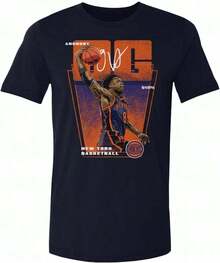 500 LEVEL OG Anunoby New York Knicks Shirt - OG Anunoby New York Knicks Premiere WHT - 黑色 - 查看 2