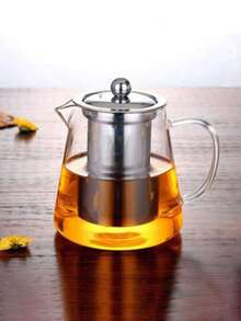 Set teiera in vetro resistente al calore, teiera in borosilicato trasparente con rivestimento interno in acciaio inossidabile, manico colorato resistente al calore. È una teiera molto bella e pratica per uso domestico e alberghiero, la scelta migliore come regalo durante le festività, attualmente molto popolare. - Multicolore - Visualizzare 13