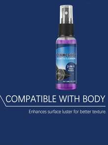 1 caja 30ml Spray de recubrimiento, Agente de recubrimiento de pintura para automóviles, Protección de pintura para automóviles, Encerado, Restauración de brillo, Limpieza, Mantenimiento, Iluminación, Agente de recubrimiento protector, Reparación y mantenimiento de spray de recubrimiento de nanocristal. - Spray de recubrimiento - Ver 8