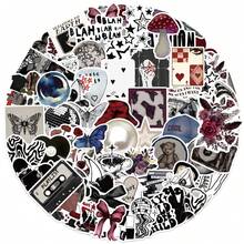 100张Y2K美学暗黑风格贴纸，Y2K市中心贴纸，Y2K礼物，复古贴纸，90年代贴纸，防水乙烯基贴纸，适用于信封、水瓶、电脑、笔记本电脑、手机、行李箱、笔记本、冰箱等。 - C - 查看 2