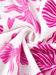 MOSSRIVER Girls Bamboo Pajamas - Soft Easter Bunny & Carrot Print Long Sleeve Sleepwear - Gift Idea, All Seasons - Màu Hồng Tươi - Xem 8