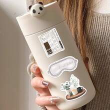 50PCS Clean Girl Stickers Aesthetics Stickers Scrapbooking, Diary, Laptop, Bumper, Skateboard, Water Bottle, Computer, Phone Greeting Cards, Photo Albums, Furniture, Stickers - Multicolor - View 9