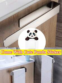 不锈钢毛巾架，粘性手巾架，壁挂式毛巾架，浴室毛巾环，黑色浴室配件，抹布架，浴室收纳，毛巾杆，浴室置物架，毛巾收纳，壁挂式置物架，哑光黑，银色，金色，防水，浴室壁挂式置物架，免钻孔洗脸洗手巾架，浴室收纳架，家居装饰，浴室五金配件，厨房装饰 - 彩色 - 查看 9