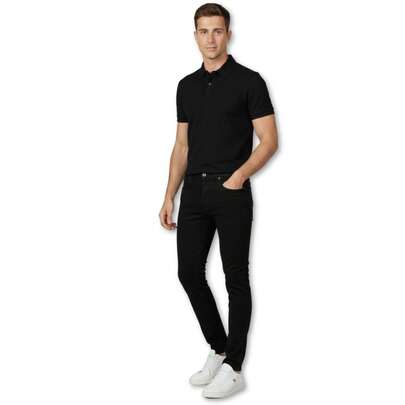 Calça Jeans Slim masculina Sport fino Alfaiataria  sarja com elastano